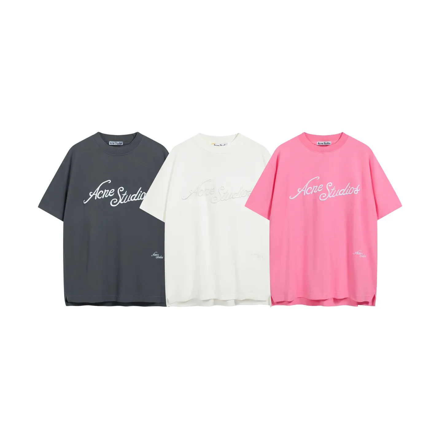 In Stock 🧨 8065# ！ ！AC LOGO T Pink White S-XL 62 8065#13012088